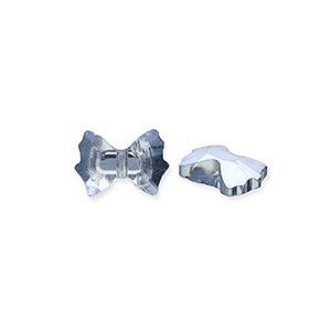 Facetten Perlen Fashion Bow Blue-pearl shine coating