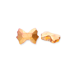 Facetten Perlen Fashion Bow Flame orange-AB coating