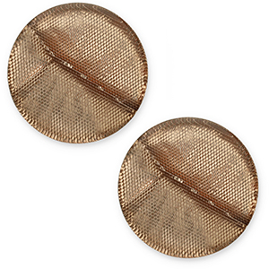 20 mm flach Polaris Elements Cabochon Las Vegas Brown