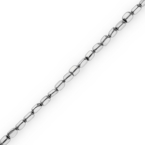 Perlen aus H&auml;matit Silver