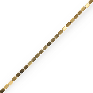Perlen aus H&auml;matit Gold