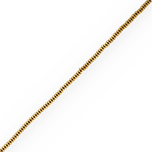 Perlen aus H&auml;matit Rondelle Gold