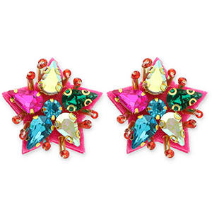 Musthave Ohrringe / Ohrstecker Star Multicolour