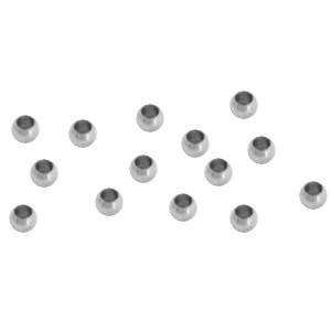 Zubeh&ouml;r aus Stainless Steel - Rostfreiem Stahl Quetschperlen 2.5mm Silber