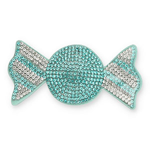 Statement hangers mit Strass Candy Turquoise-crystal