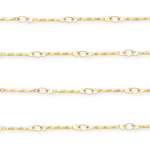 Zubeh&ouml;r aus Stainless Steel - Rostfreiem Stahl Gliederkette Rod Gold