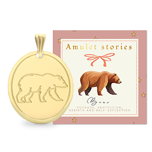BY31&reg; Anh&auml;nger aus Stainless Steel - Rostfreiem Stahl Bear Gold