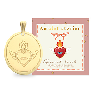 BY31&reg; Anh&auml;nger aus Stainless Steel - Rostfreiem Stahl Sacred Heart Gold