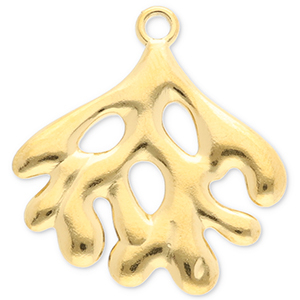 Anh&auml;nger aus Stainless Steel - Rostfreiem Stahl Coral Gold