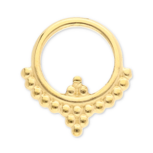 Zubeh&ouml;r aus Stainless Steel - Rostfreiem Stahl Anh&auml;nger / Zwischenst&uuml;ck Gold