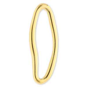 Zubeh&ouml;r aus Stainless Steel - Rostfreiem Stahl Zwischenst&uuml;ck Oval Gold