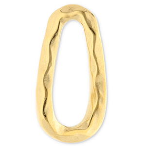 Zubeh&ouml;r aus Stainless Steel - Rostfreiem Stahl Zwischenst&uuml;ck Oval Gold