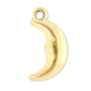 Anh&auml;nger aus Stainless Steel - Rostfreiem Stahl Moon Gold
