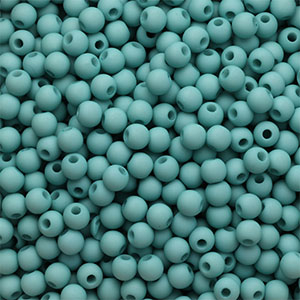4 mm Perlen aus Acryl Aqua green