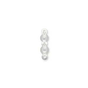 Zubeh&ouml;r 925 Silber Kalotten 4 mm Silver