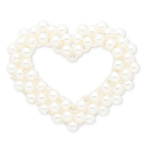 Statement-Anh&auml;nger open Heart White