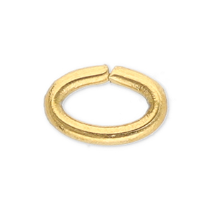 Zubeh&ouml;r aus Stainless Steel - Rostfreiem Stahl Bindering Oval Gold