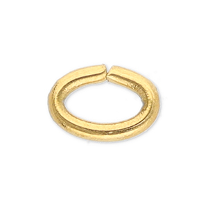 Zubeh&ouml;r aus Stainless Steel - Rostfreiem Stahl Bindering Oval Gold