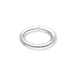 Zubeh&ouml;r aus Stainless Steel - Rostfreiem Stahl Bindering Oval Silver