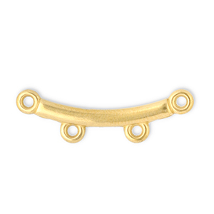 Zubeh&ouml;r aus Stainless Steel - Rostfreiem Stahl Zwischenst&uuml;ck Arch with 2 Loops Gold