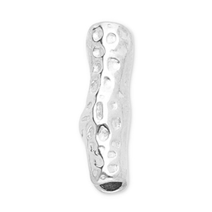 Perlen aus Stainless Steel - Rostfreiem Stahl Tube Silver