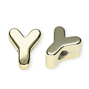 Acryl Buchstaben Y Gold
