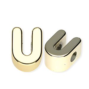 Acryl Buchstaben U Gold