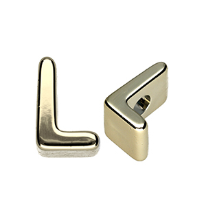 Acryl Buchstaben L Gold