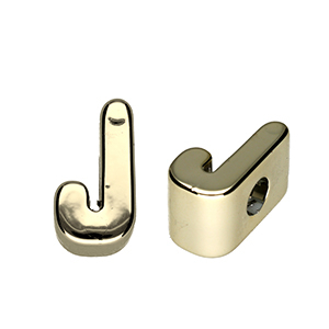 Acryl Buchstaben J Gold