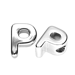 Acryl Buchstaben P Silver