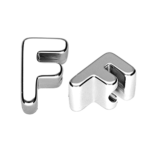 Acryl Buchstaben F Silver