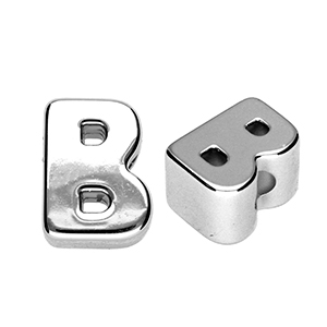 Acryl Buchstaben B Silver