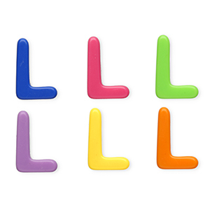 Acryl Buchstaben L Multicolour
