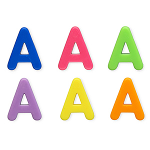 Acryl Buchstaben A Multicolour