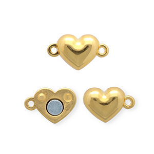 Schmuckzubeh&ouml;r Metall DQ&reg; Heart Goud (nikkelvrij)