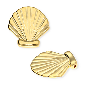 Anh&auml;nger Metall DQ&reg; Shell Goud (nikkelvrij)