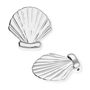 Anh&auml;nger Metall DQ&reg; Shell Antiek zilver (nikkelvrij)