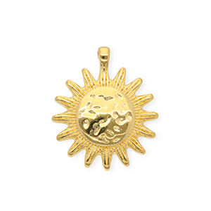 Anh&auml;nger Metall DQ&reg; Sun Goud (nikkelvrij)