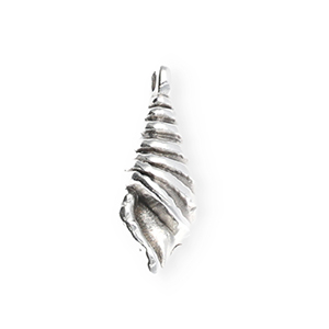 Anh&auml;nger Metall DQ&reg; Shell Antiek zilver (nikkelvrij)
