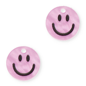 Anh&auml;nger Plexx Smiley Shiny lilac pink