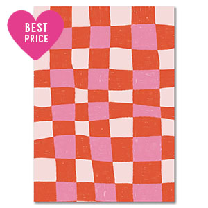 BY31&reg; Karten f&uuml;r Schmuck Cubes Red-light pink-white