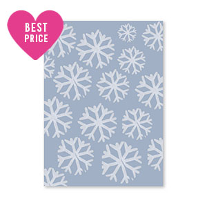 Karten f&uuml;r Schmuck Snow Blue-light blue