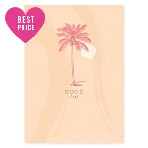 Karten f&uuml;r Schmuck "Good days" Apricot beige