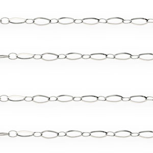 Zubeh&ouml;r aus Stainless Steel - Rostfreiem Stahl Gliederkette  Silber