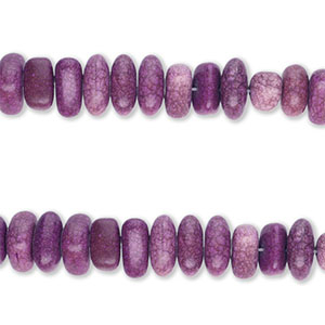 Keramik Perlen Pebble-Shaped Blackberry Cream