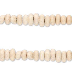 Keramik Perlen Pebble-Shaped Light semolina beige