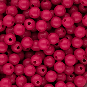 10 mm DQ Perlen aus Acryl shiny Fuchsia 17-2031 TCX