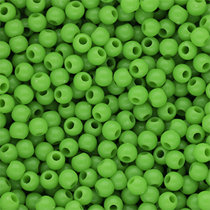 6 mm DQ Perlen aus Acryl shiny Vibrant green 16-6339 TCX