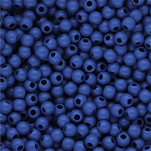 6 mm DQ Perlen aus Acryl shiny Dazzling blue 18-3949 TCX
