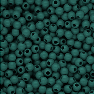 4 mm DQ Perlen aus Acryl shiny Mediterranea green 19-4517 TCX